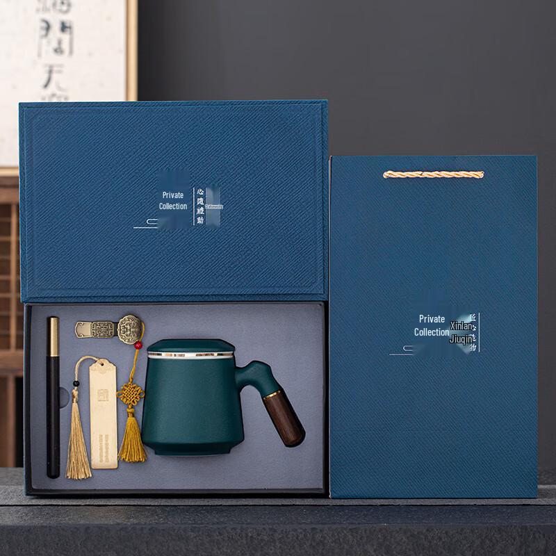 Деловой подарочный набор с кружкой и блокнотом